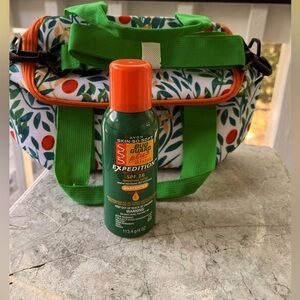 Avon skin so soft bug guard spf 30  spray. Buy 2 & get a free cooler tote bag